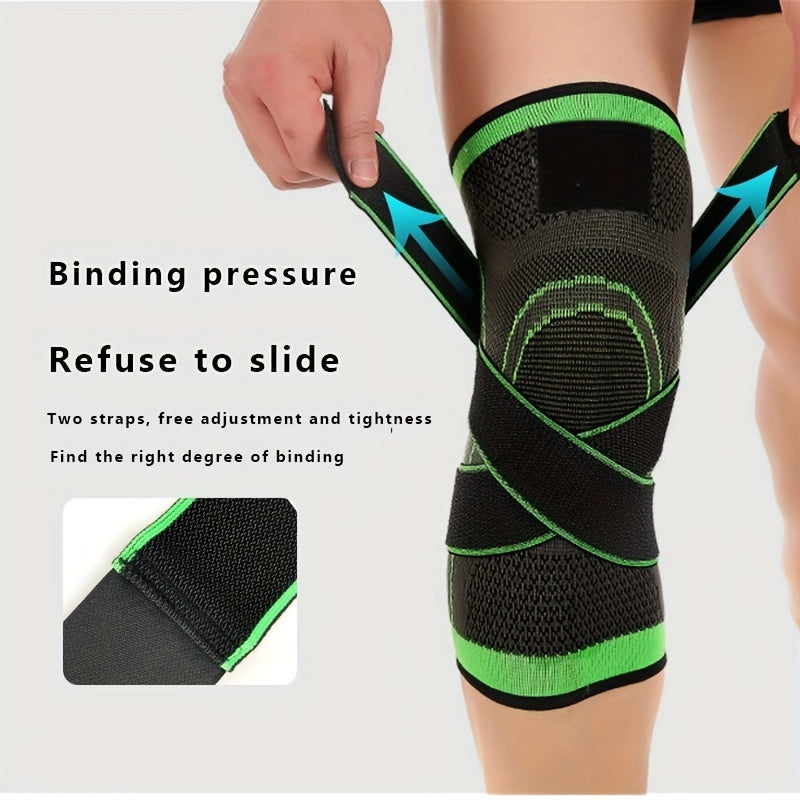 Breathable Compression Knee Brace For Sports, Gym, Hiking, And Joint Support - High Elastic Knee Pad Protector For Fitness, Weightlifting, And Mountaineering MVP Sports Wear & Gear