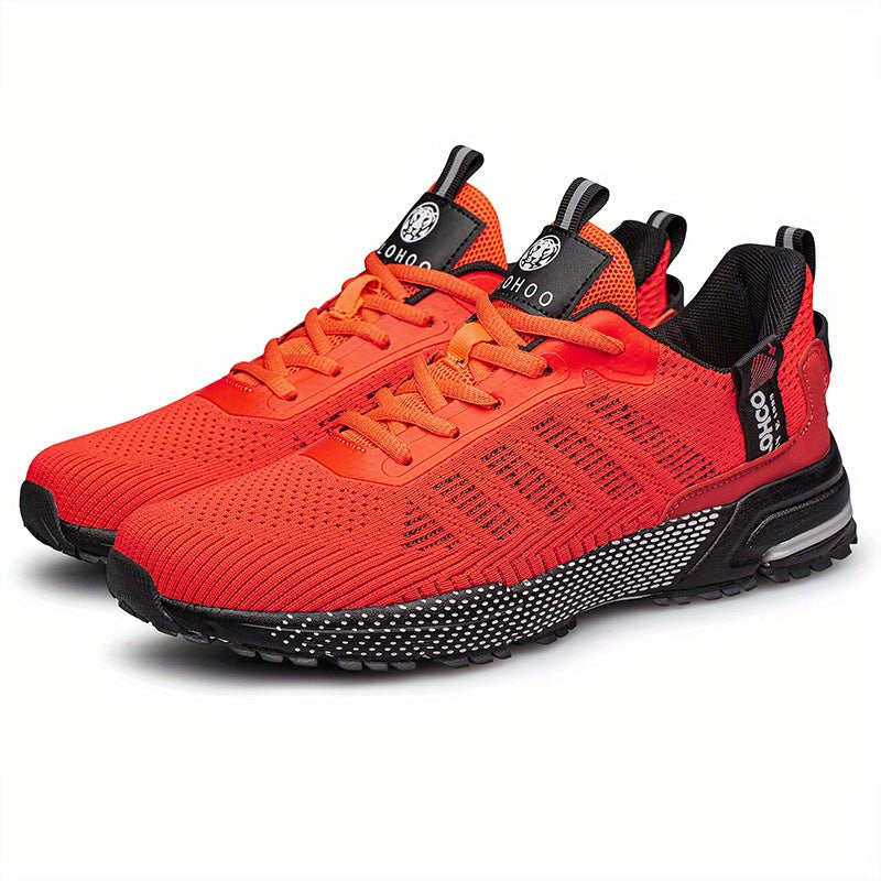 CLOHOO Men's Trendy Knitted Breathable Lightweight Comfy Sneakers For Running - MVP Sports Wear & Gear