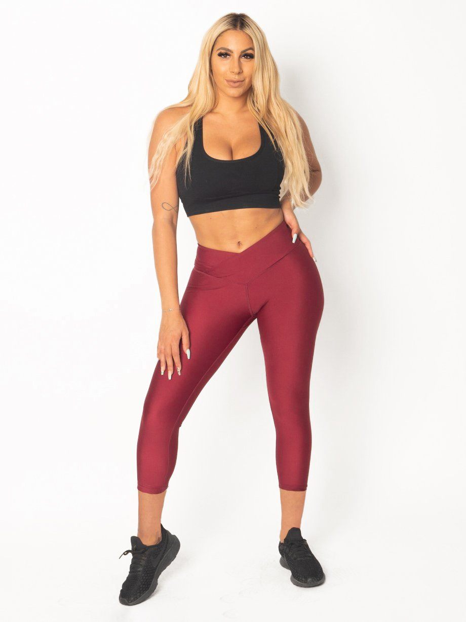 Capri Leggings | CRANBERRY - MVP Sports Wear & Gear