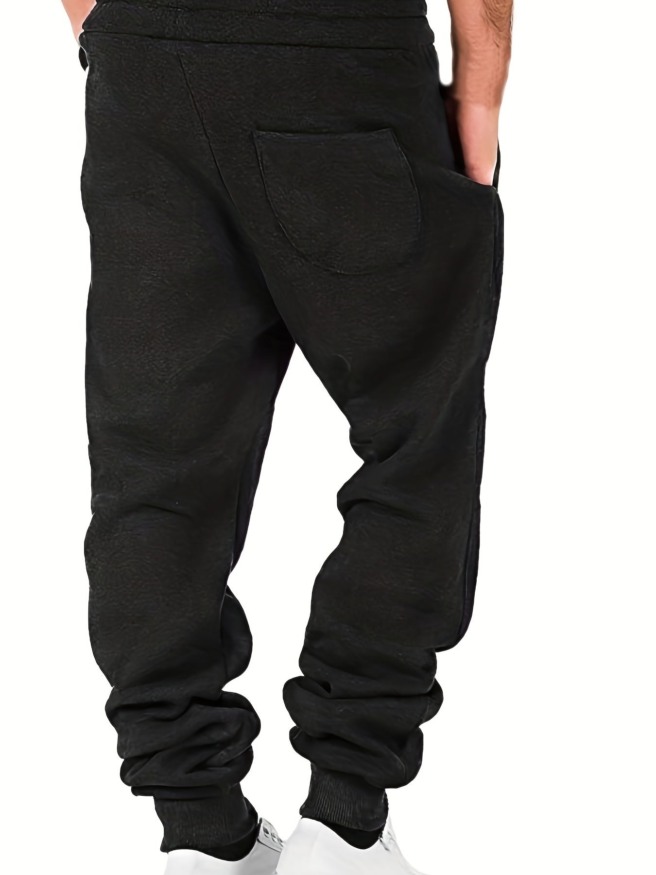 Classic Design Tapered Joggers, Men's Casual Loose Fit MVP Sports Wear & Gear