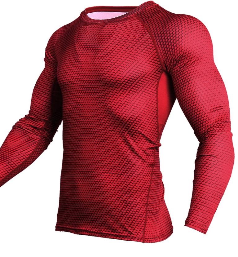 Compression Shirt Gym Running Quick Dry Breathable Fitness Sportswear Training Tight Rashguard - MVP Sports Wear & Gear