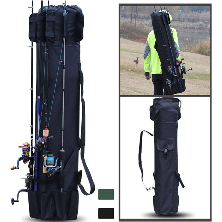 Cylinder Outdoor Multifunctional Fishing Rod Bag Gear Storage - MVP Sports Wear & Gear