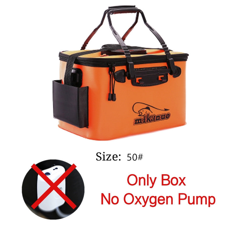 Storage Bag Fishing Accessories Foldable Fishing Bucket Box EVA