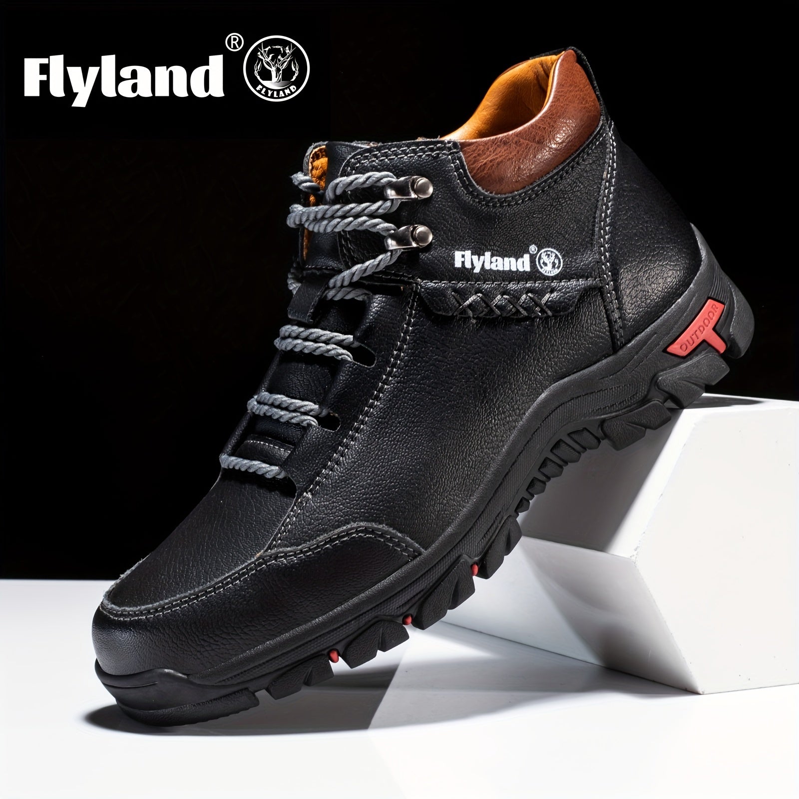 FLYLAND Men's Chukka Ankle Boots With Assorted Colors, Outdoor Sport Shoes For Camping Hiking MVP Sports Wear & Gear