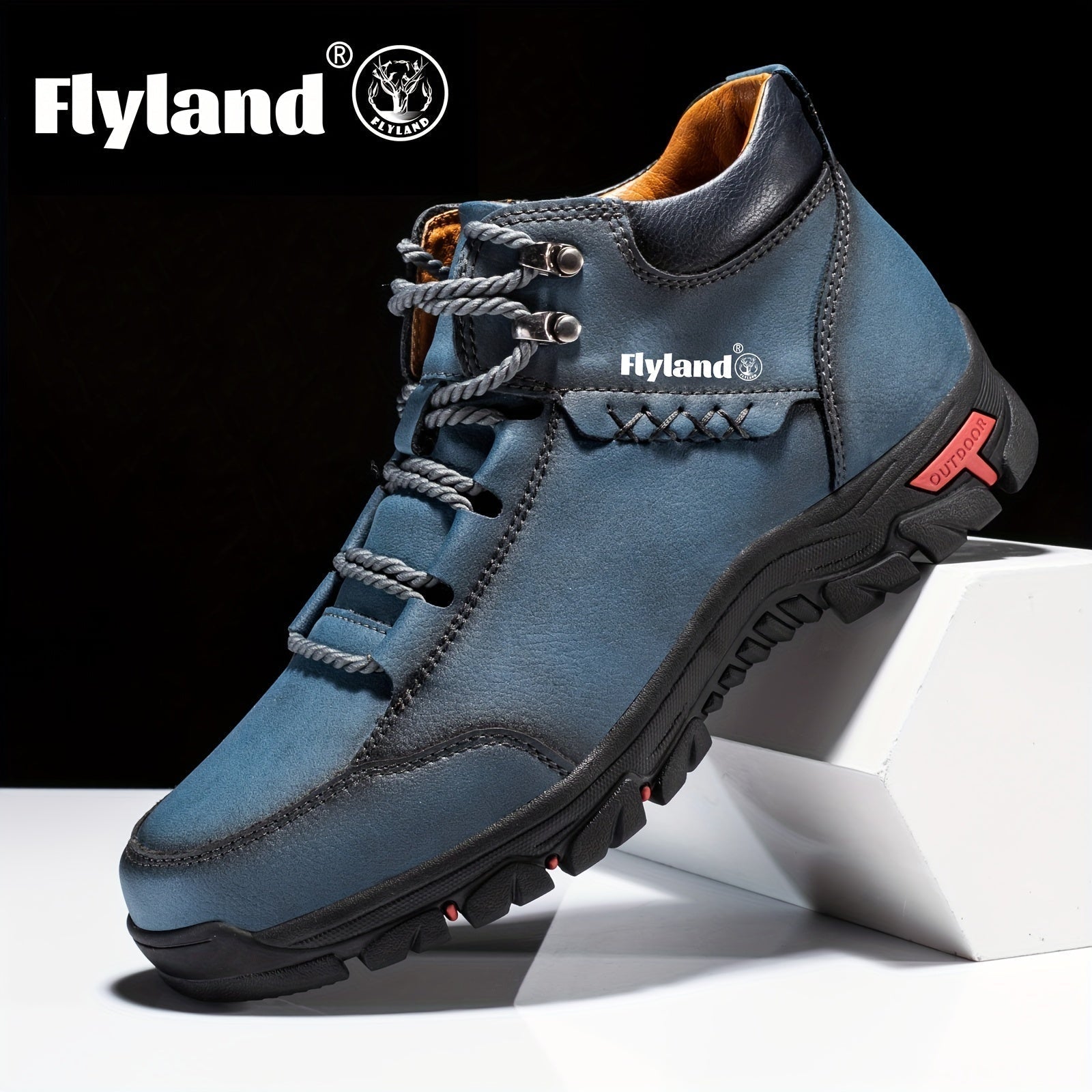 FLYLAND Men's Chukka Ankle Boots With Assorted Colors, Outdoor Sport Shoes For Camping Hiking MVP Sports Wear & Gear