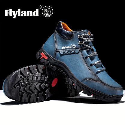 FLYLAND Men's Chukka Ankle Boots With Assorted Colors, Outdoor Sport Shoes For Camping Hiking MVP Sports Wear & Gear