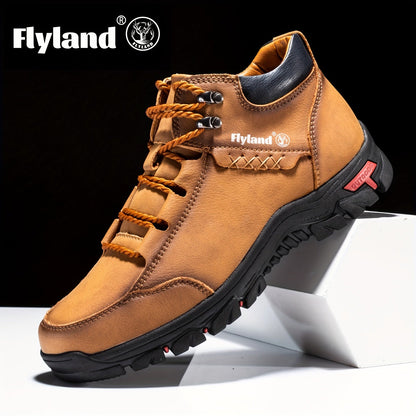 FLYLAND Men's Chukka Ankle Boots With Assorted Colors, Outdoor Sport Shoes For Camping Hiking MVP Sports Wear & Gear