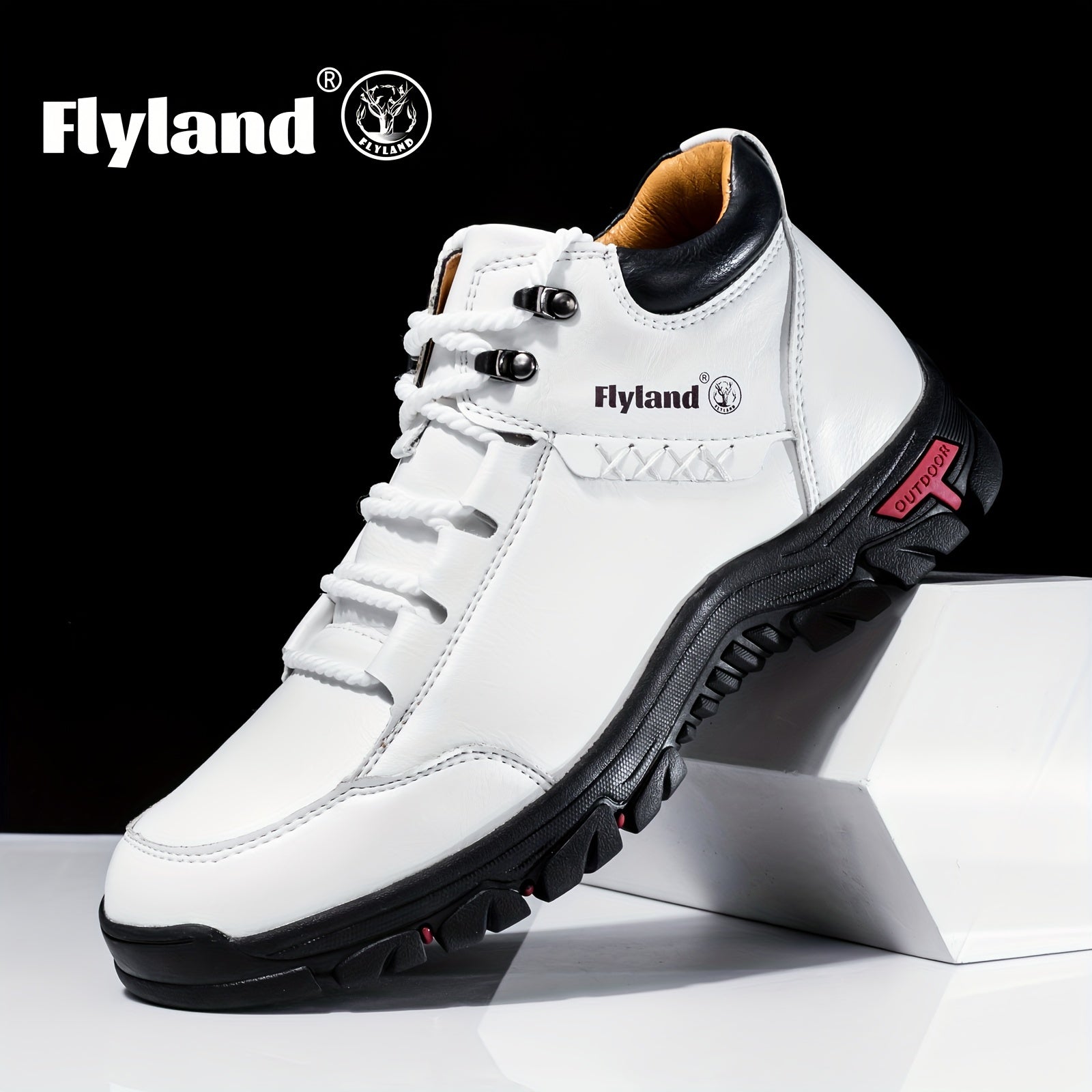 FLYLAND Men's Chukka Ankle Boots With Assorted Colors, Outdoor Sport Shoes For Camping Hiking MVP Sports Wear & Gear