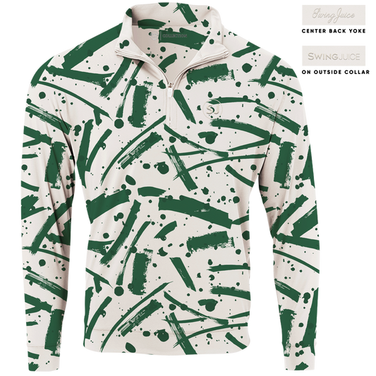 Golf Pollock Men's Quarter Zip by SwingJuice LLC - MVP Sports Wear & Gear