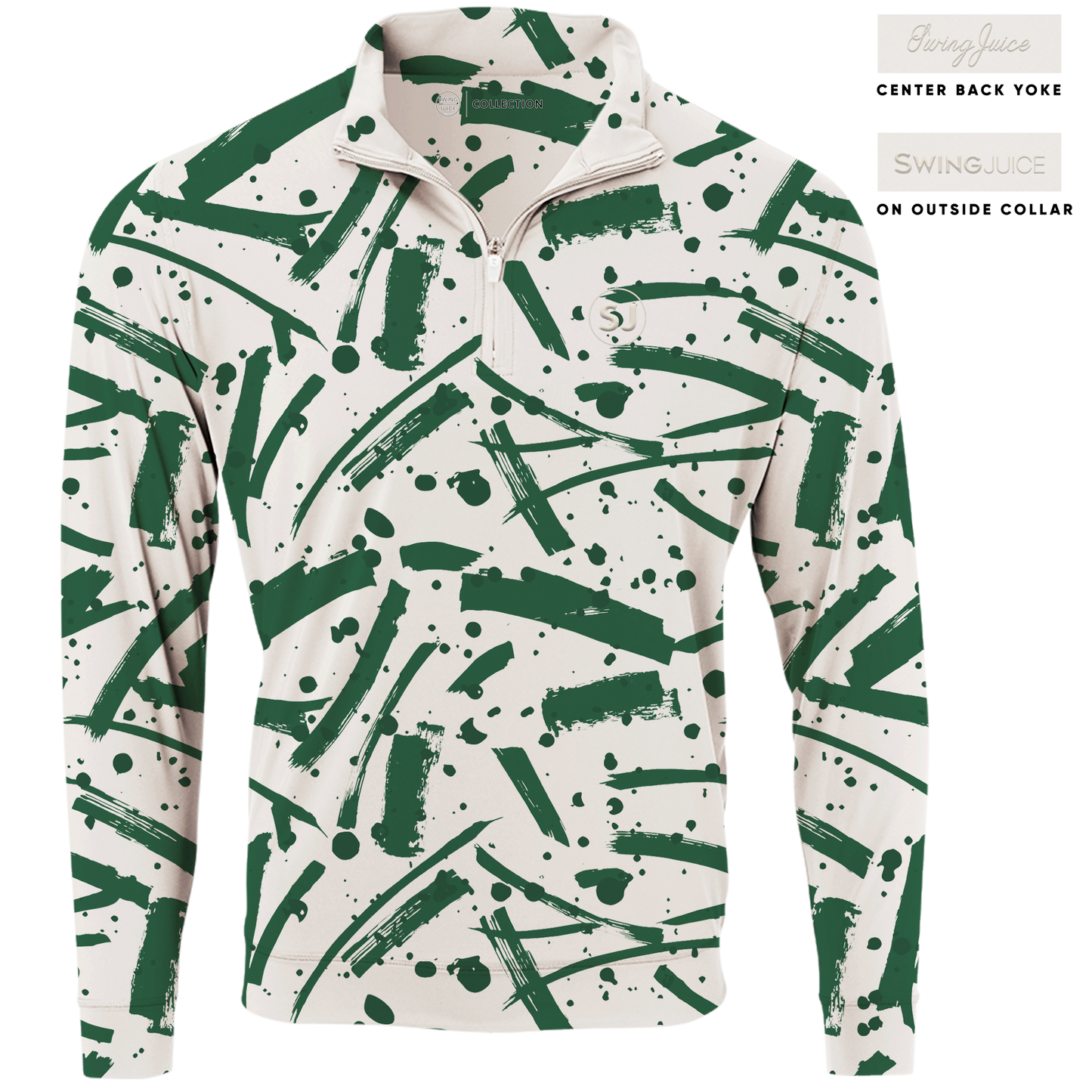 Golf Pollock Men's Quarter Zip by SwingJuice LLC - MVP Sports Wear & Gear