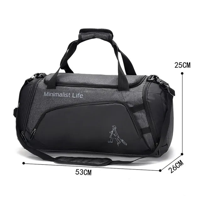 Gym Bags for Men and Women, Dry Wet Separation - MVP Sports Wear & Gear