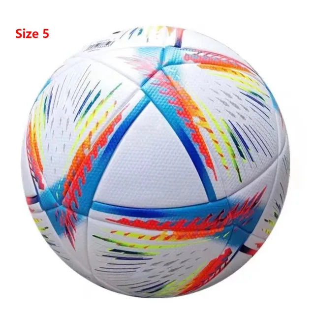 High Quality Soccer Ball Official Size 5 PU Material Seamless Wear Resistant - MVP Sports Wear & Gear