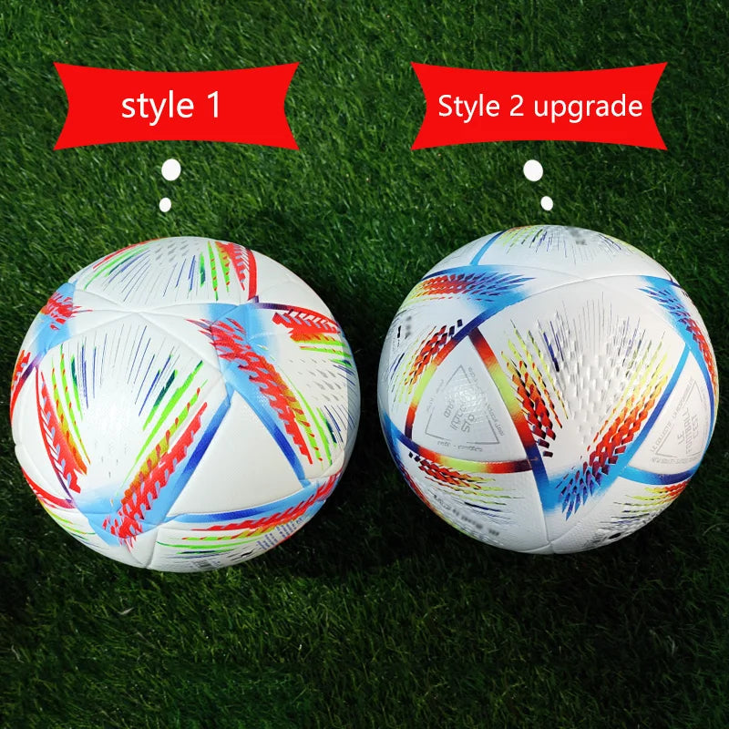 High Quality Soccer Ball Official Size 5 PU Material Seamless Wear Resistant - MVP Sports Wear & Gear