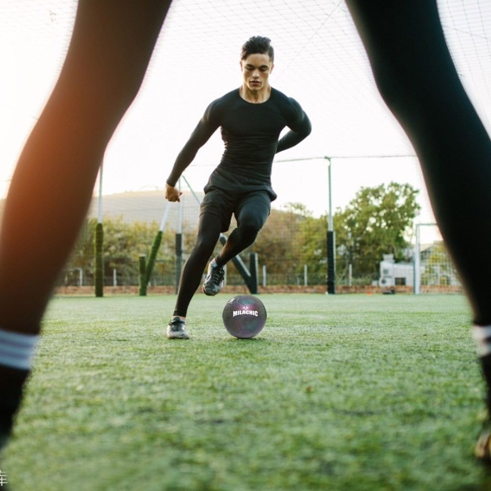 Holographic Glowing Soccer Ball - MVP Sports Wear & Gear