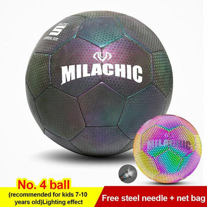 Holographic Glowing Soccer Ball - MVP Sports Wear & Gear