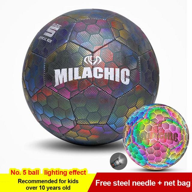 Holographic Glowing Soccer Ball - MVP Sports Wear & Gear