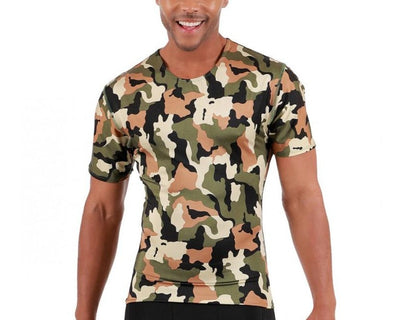 Insta Slim I.S.Pro USA Big & Tall Camo Activewear Short Sleeve Crew-neck - 3TAT001BT by InstantFigure INC - MVP Sports Wear & Gear