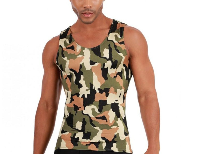 Insta Slim I.S.Pro USA Camo Activewear Muscle Tank 3MAT001 by InstantFigure INC - MVP Sports Wear & Gear