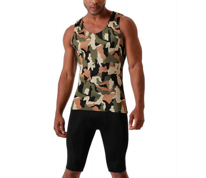 Insta Slim I.S.Pro USA Camo Activewear Muscle Tank 3MAT001 by InstantFigure INC - MVP Sports Wear & Gear