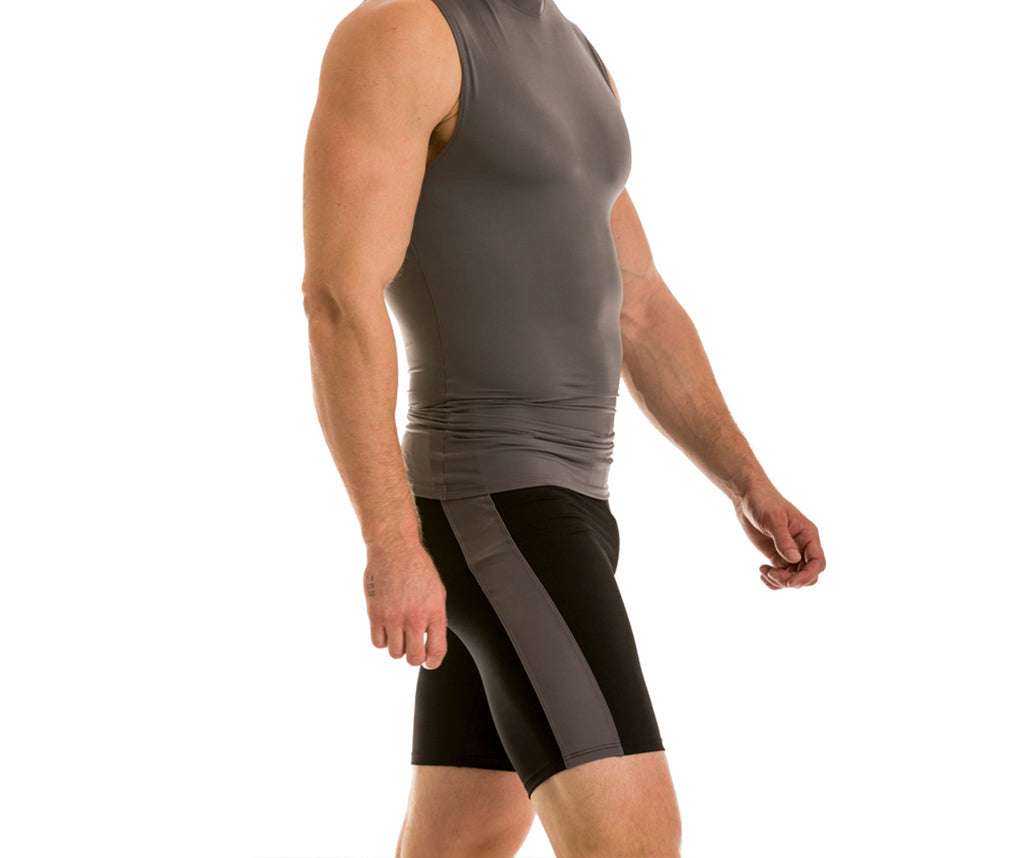 Insta Slim I.S.Pro USA Compression Activewear Color Block Shorts MA2211 by InstantFigure INC - MVP Sports Wear & Gear