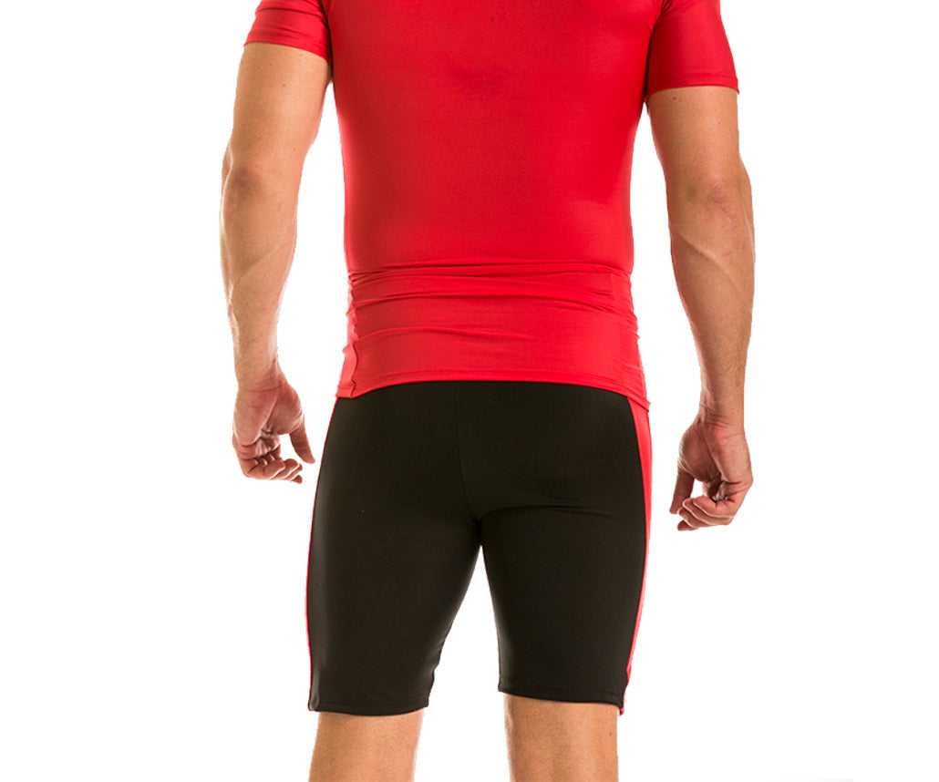 Insta Slim I.S.Pro USA Compression Activewear Color Block Shorts MA2211 by InstantFigure INC MVP Sports Wear & Gear