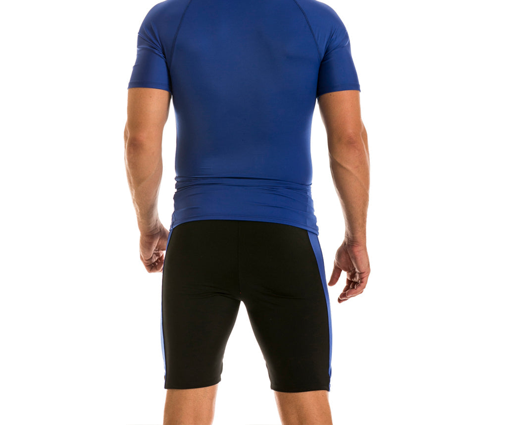 Insta Slim I.S.Pro USA Compression Activewear Color Block Shorts MA2211 by InstantFigure INC - MVP Sports Wear & Gear