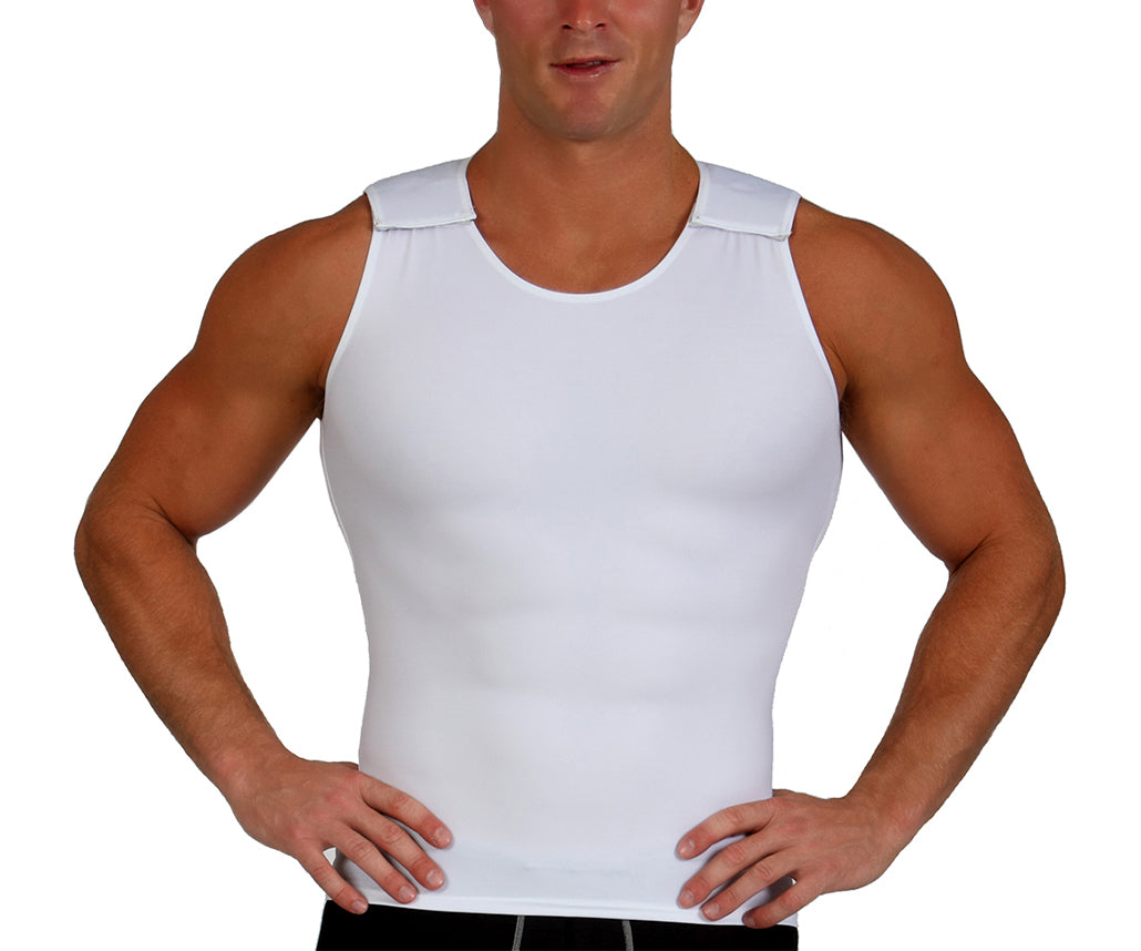 Insta Slim I.S.Pro USA Compression Muscle Tank W/Hook and Loop Shoulders MS00V1 by InstantFigure INC - MVP Sports Wear & Gear