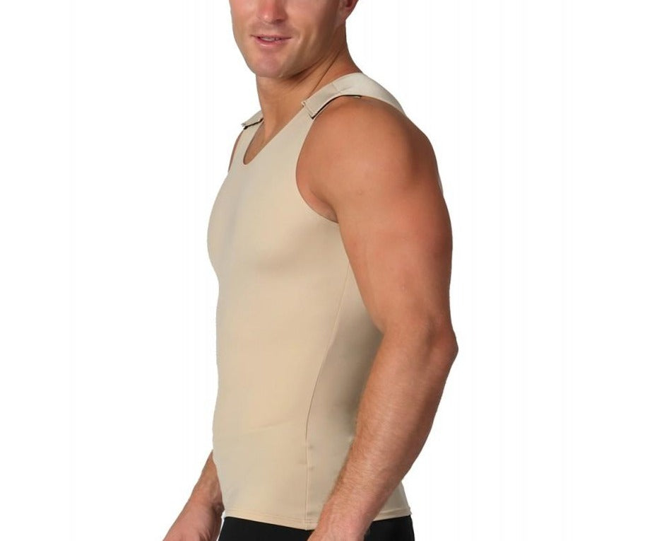 Insta Slim I.S.Pro USA Compression Muscle Tank W/Hook and Loop Shoulders MS00V1 by InstantFigure INC MVP Sports Wear & Gear