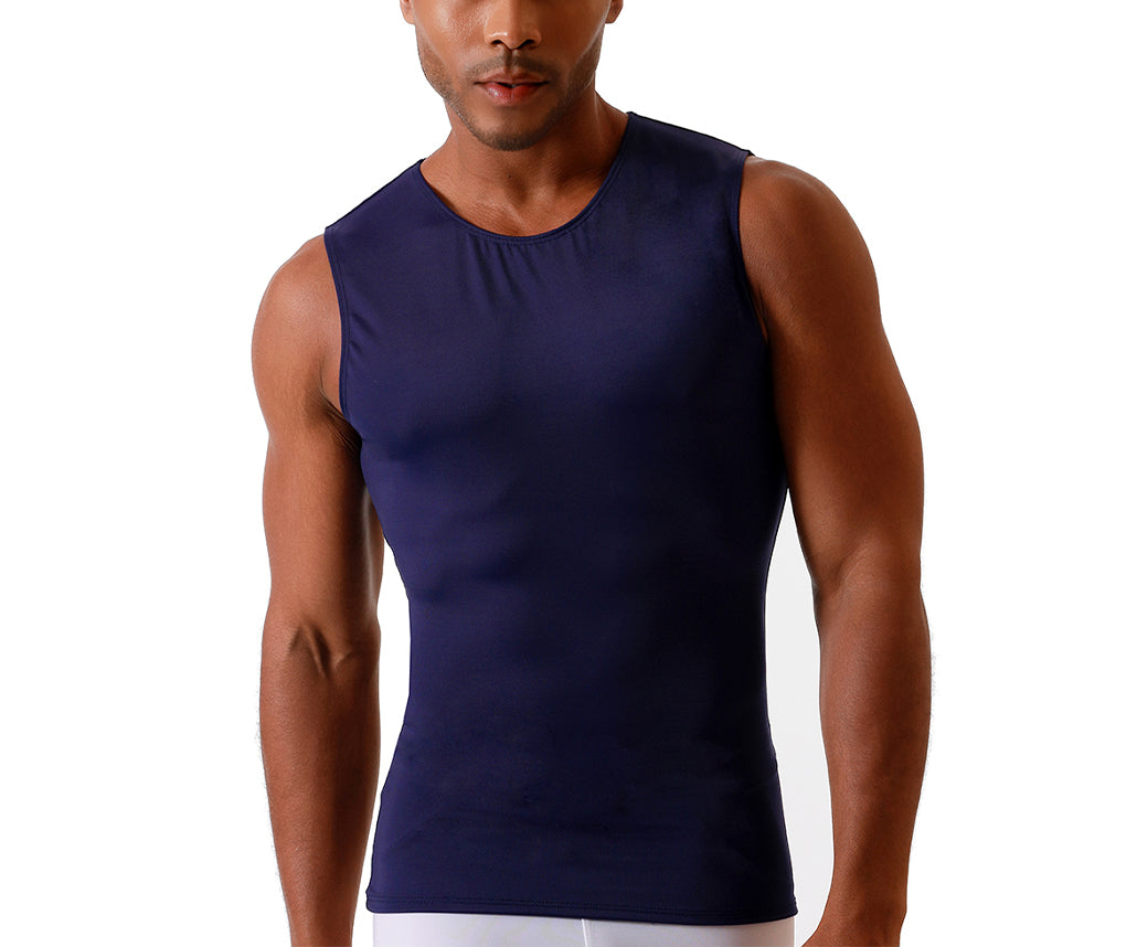 Insta Slim I.S.Pro USA Compression Sleeveless Crew Neck Tank TS00N1 by InstantFigure INC MVP Sports Wear & Gear