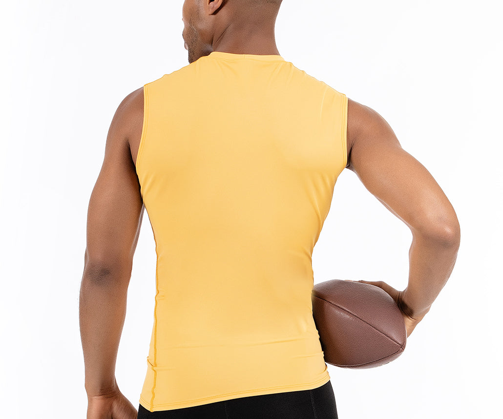 Insta Slim I.S.Pro USA Medium Compression Sleeveless High Crew Neck Shirt - 2MAT018 by InstantFigure INC MVP Sports Wear & Gear