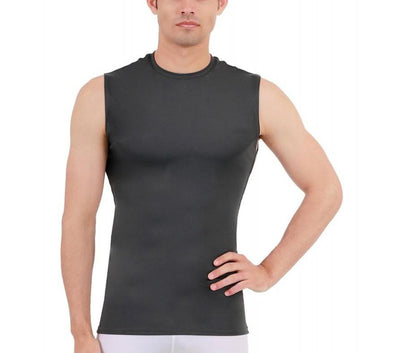 Insta Slim I.S.Pro USA Medium Compression Sleeveless High Crew Neck Shirt - 2MAT018 by InstantFigure INC - MVP Sports Wear & Gear