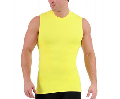 Insta Slim I.S.Pro USA Medium Compression Sleeveless High Crew Neck Shirt - 2MAT018 by InstantFigure INC MVP Sports Wear & Gear