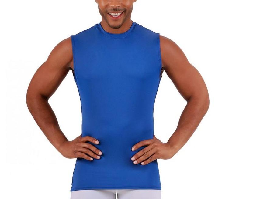 Insta Slim I.S.Pro USA Medium Compression Sleeveless High Crew Neck Shirt - 2MAT018 by InstantFigure INC - MVP Sports Wear & Gear