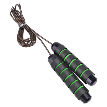 Jump Rope Tangle-Free Rapid Speed Jumping Rope Cable with Ball Bearings Steel Gym Fitness - MVP Sports Wear & Gear