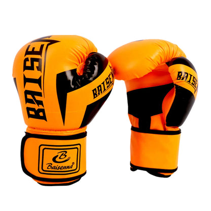 Kick Boxing Gloves for Men Women PU Leather MMA Sanda Training Gloves Karate Muay Thai Kickboxing Fighting Gloves for Adult Kids MVP Sports Wear & Gear