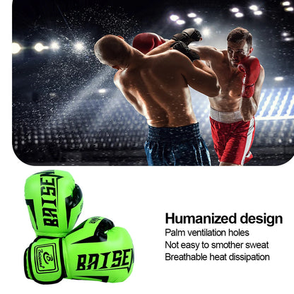 Kick Boxing Gloves for Men Women PU Leather MMA Sanda Training Gloves Karate Muay Thai Kickboxing Fighting Gloves for Adult Kids - MVP Sports Wear & Gear