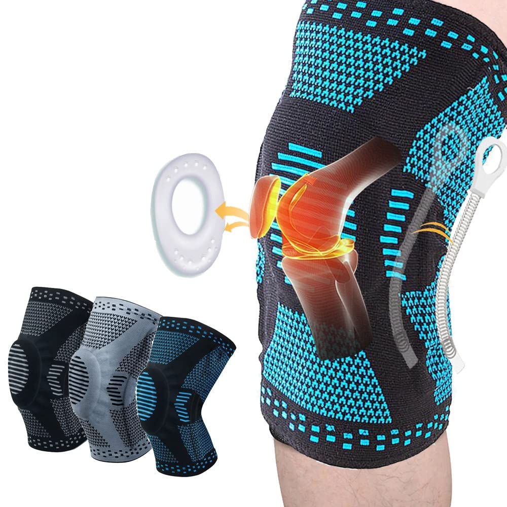 Knee Support Brace, Professional Knee Compression Sleeve Brace For Arthritis, Improve Circulation, Exercise, Joint Pain Relief, Fitness Knee Sleeve - MVP Sports Wear & Gear