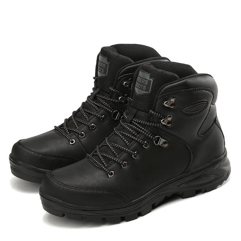 Large Size Winter Men's High-top Cotton Boots Plus Velvet To Keep Warm - MVP Sports Wear & Gear