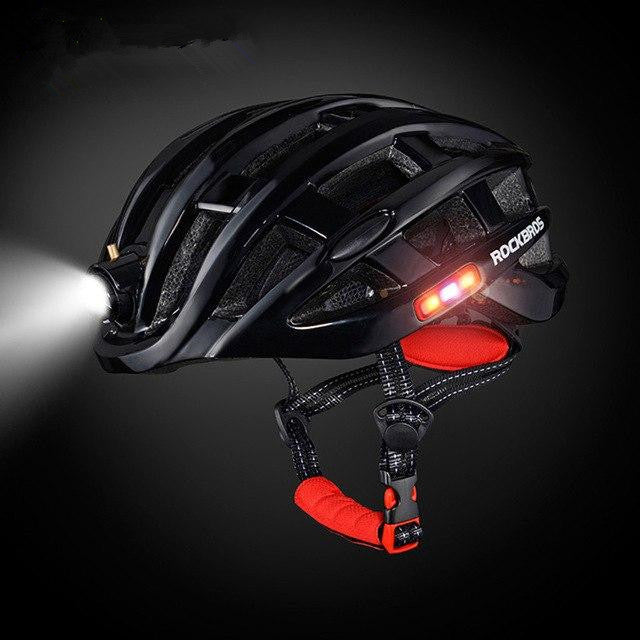 Light Cycling Helmet USB Rechargeable Bike Ultralight Helmet Intergrally-Molded Mountain Road Bicycle Mtb Helmet - MVP Sports Wear & Gear