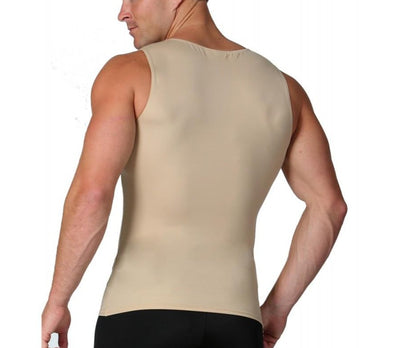 Insta Slim I.S.Pro USA Compression Sleeveless Muscle Tank W/12" Right Side Zipper MS00Z1 by InstantFigure INC