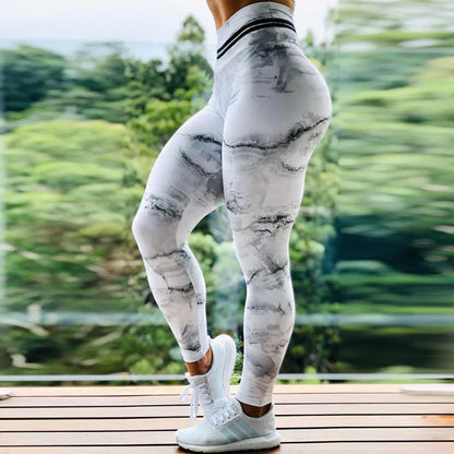 Marble Print Leggings - MVP Sports Wear & Gear