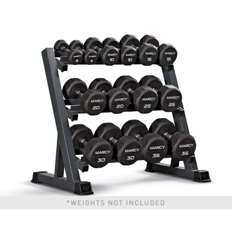 Marcy Apex 3-Tier Dumbbell Rack: DBR-86 dumbell  dumbbells  weights for fitness  palestra dumbbell rack - MVP Sports Wear & Gear