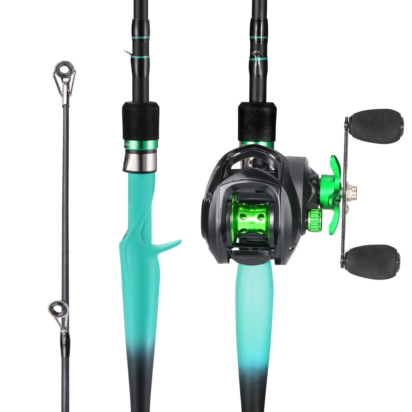 Max Drag 8kg Carbon Fiber Rod and Reel Set 1.8m 2.1m - MVP Sports Wear & Gear