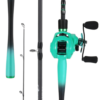 Max Drag 8kg Carbon Fiber Rod and Reel Set 1.8m 2.1m MVP Sports Wear & Gear