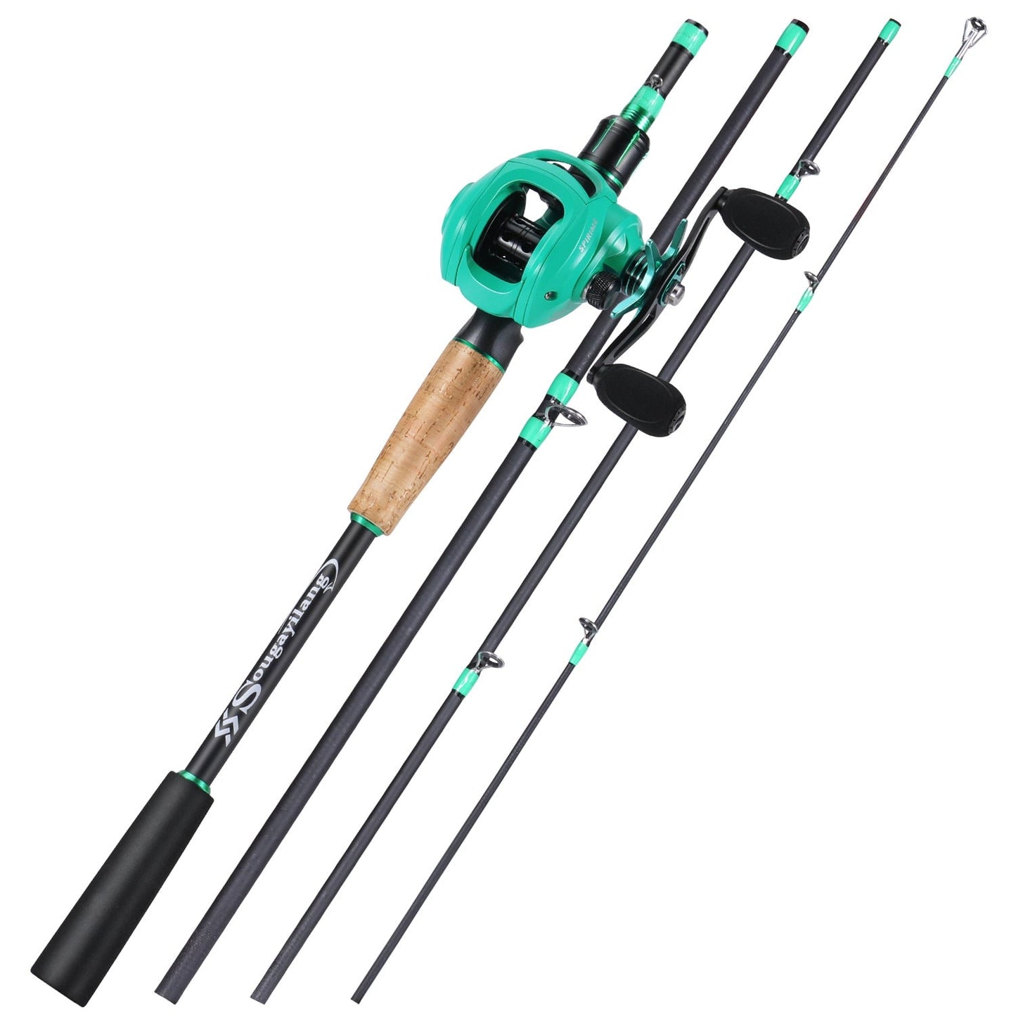 Max Drag 8kg Carbon Fiber Rod and Reel Set 1.8m 2.1m - MVP Sports Wear & Gear