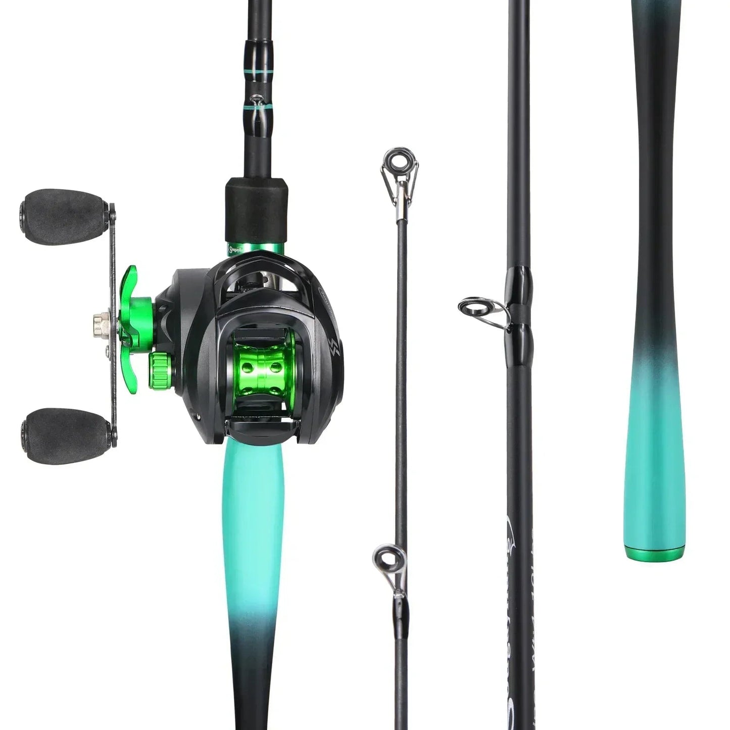 Max Drag 8kg Carbon Fiber Rod and Reel Set 1.8m 2.1m MVP Sports Wear & Gear