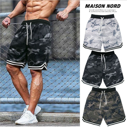 Men’s Camouflage Compression Gym Fitness Causal Summer Quick Dry Shorts - MVP Sports Wear & Gear