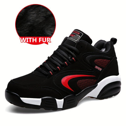 Men's Fuzz-lined Winter Sneakers, Non Slip Thermal, Warm For Fall and Winter - MVP Sports Wear & Gear