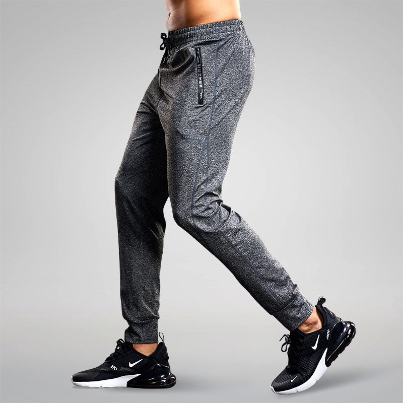 Men's Running Quick-Dry Thin Casual Sport Pants With Zipper Pockets - MVP Sports Wear & Gear