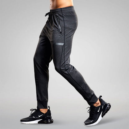 Men's Running Quick-Dry Thin Casual Sport Pants With Zipper Pockets - MVP Sports Wear & Gear